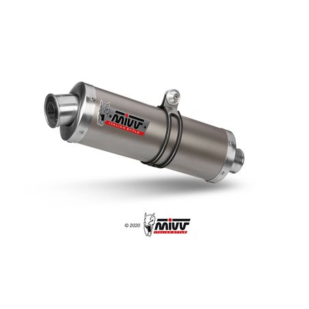 KAWASAKI ZX-6 R 636 2003 - 2004 OVAL TITANIO MIVV KAWASAKI ZX-6 R 636 2003 - 2004 OVAL TITANIO MIVV